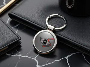 Mini Cooper Dog Key Chain Cute Durable Metal Build